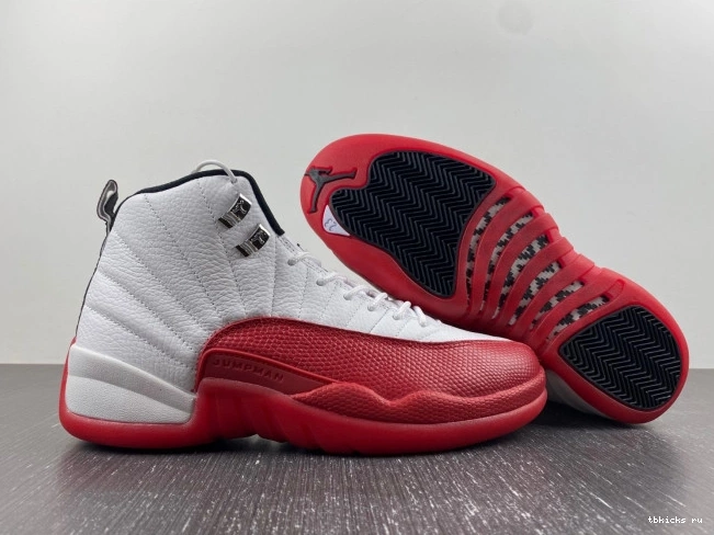 Rep TB Cherry Jordan 12 130690-110 Retro Air 0714